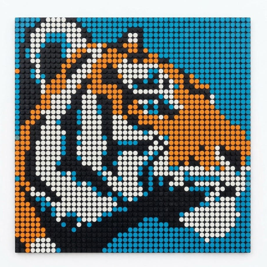 BRIGO Tiger tamamlanmış piksel sanat vitrin görseli